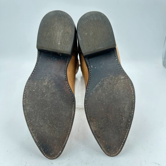 Frye Billy Tall Men Size 10B Women 11B 77697 Light Tan Leather Cowboy Boot - Picture 8 of 15